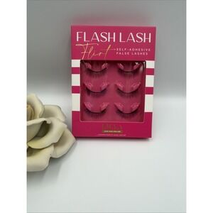 LWYA Flash Lash -FLIRT- (3 pairs) Self-adhesive False Lashes New